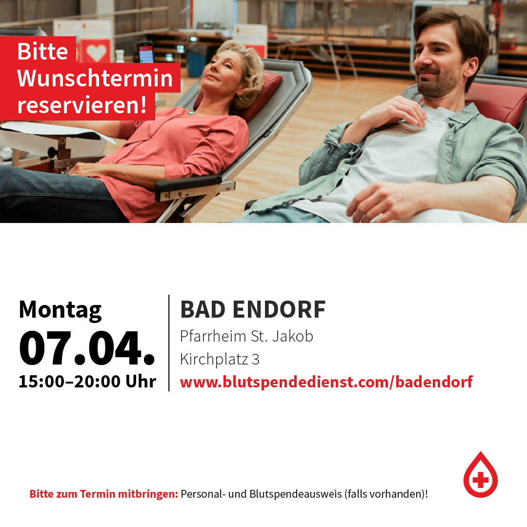 Plakat Blutspende
